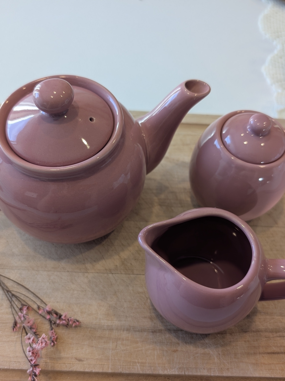 Vintage Pink Porcelain Tea Set – Old Amsterdam Porcelain Works